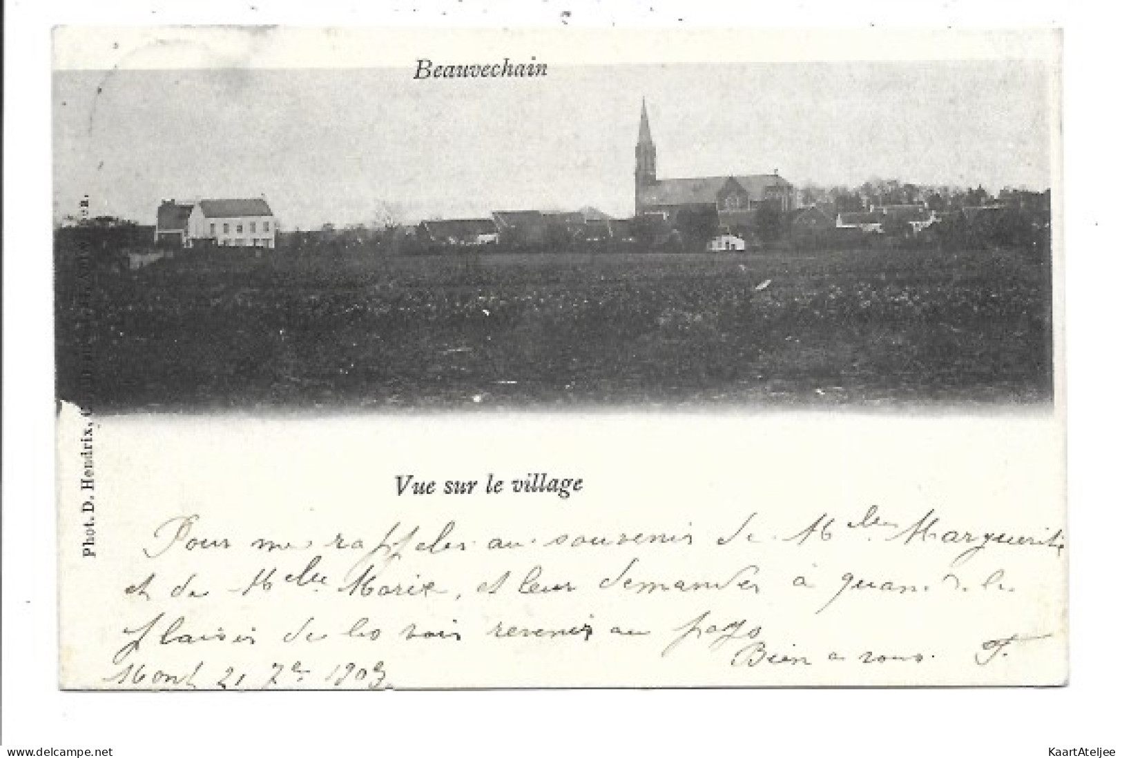 Beauvechain - Vue sur le Village.