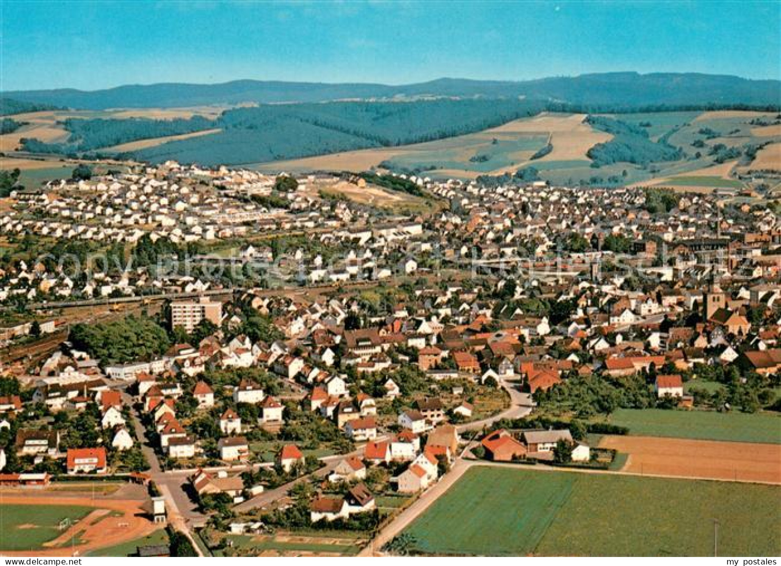 Bebra Fliegeraufnahme Gesamtansicht