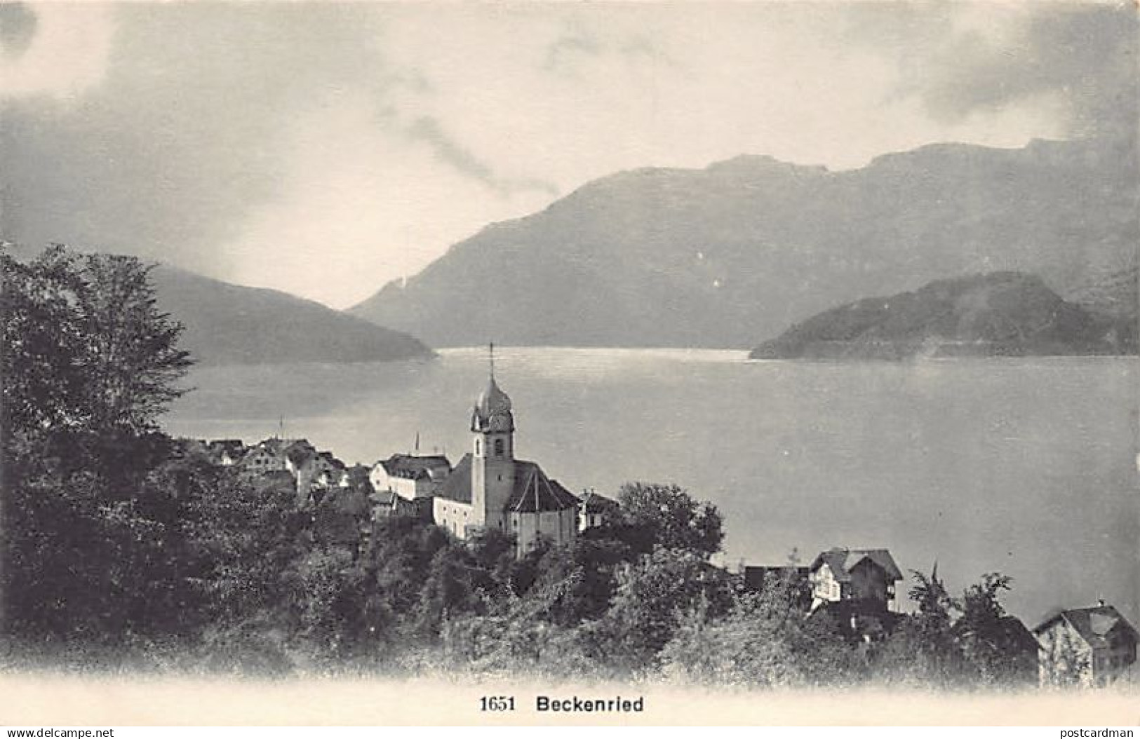 BECKENRIED (NW) Panorama - Verlag Wehrli 1651