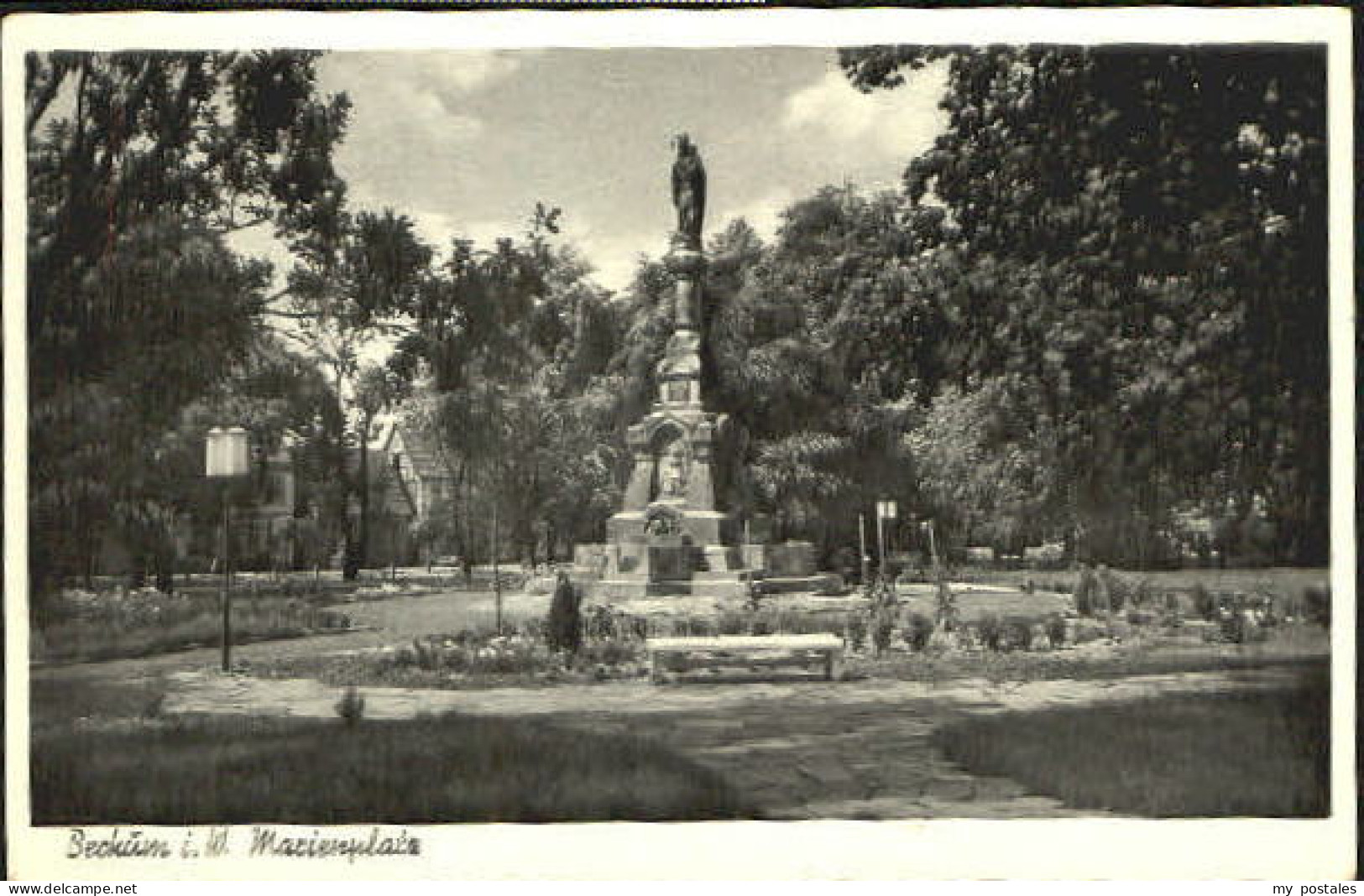 Beckum Westfalen Beckum Platz x 1954