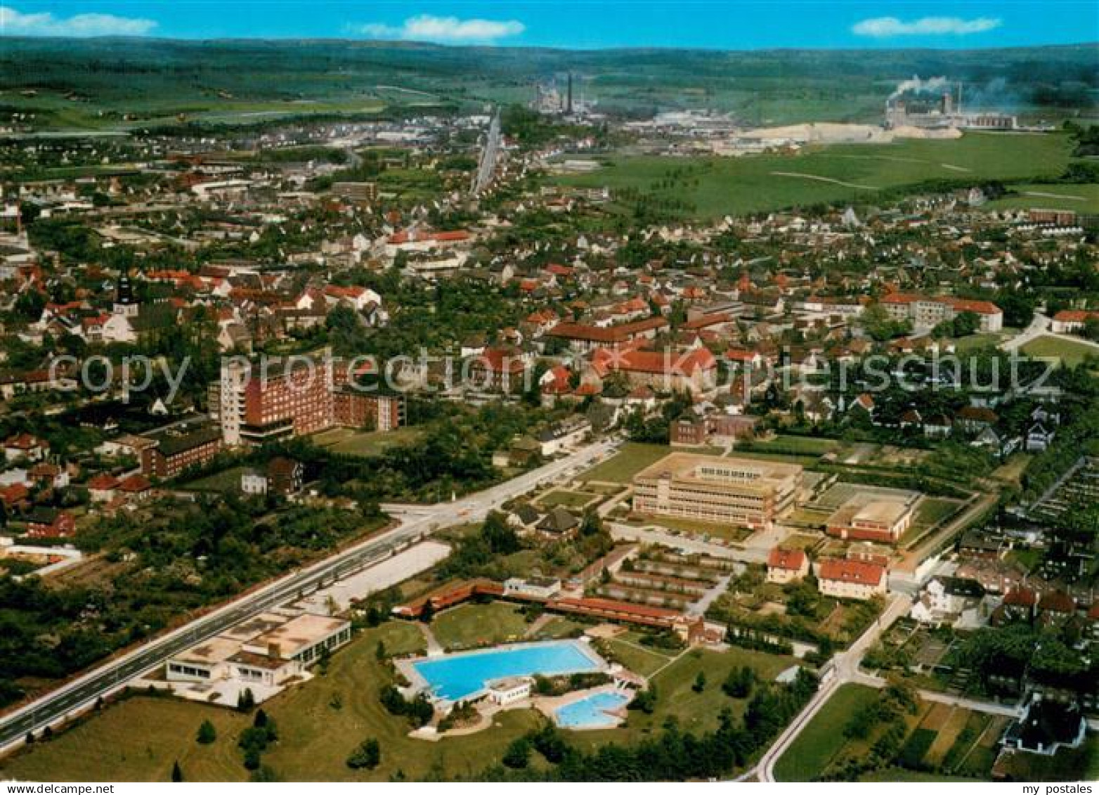 Beckum  Westfalen Fliegeraufnahme