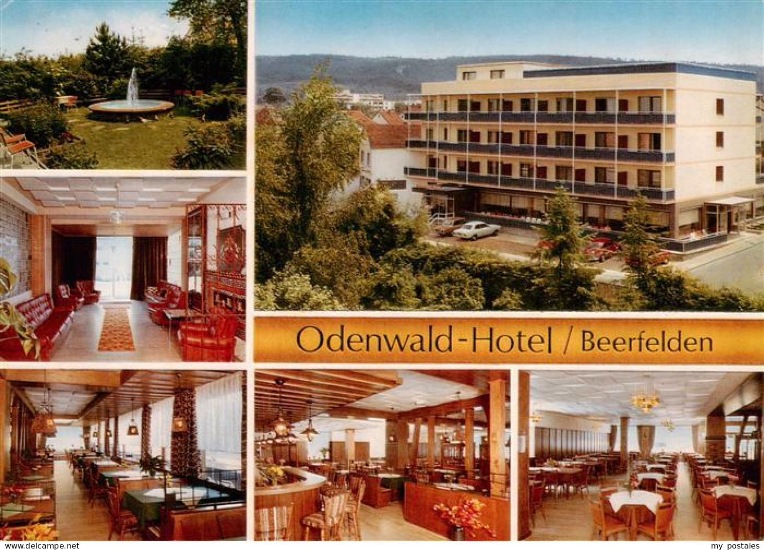 Beerfelden Odenwald Odenwald Hotel Gastraeume Park Brunnen