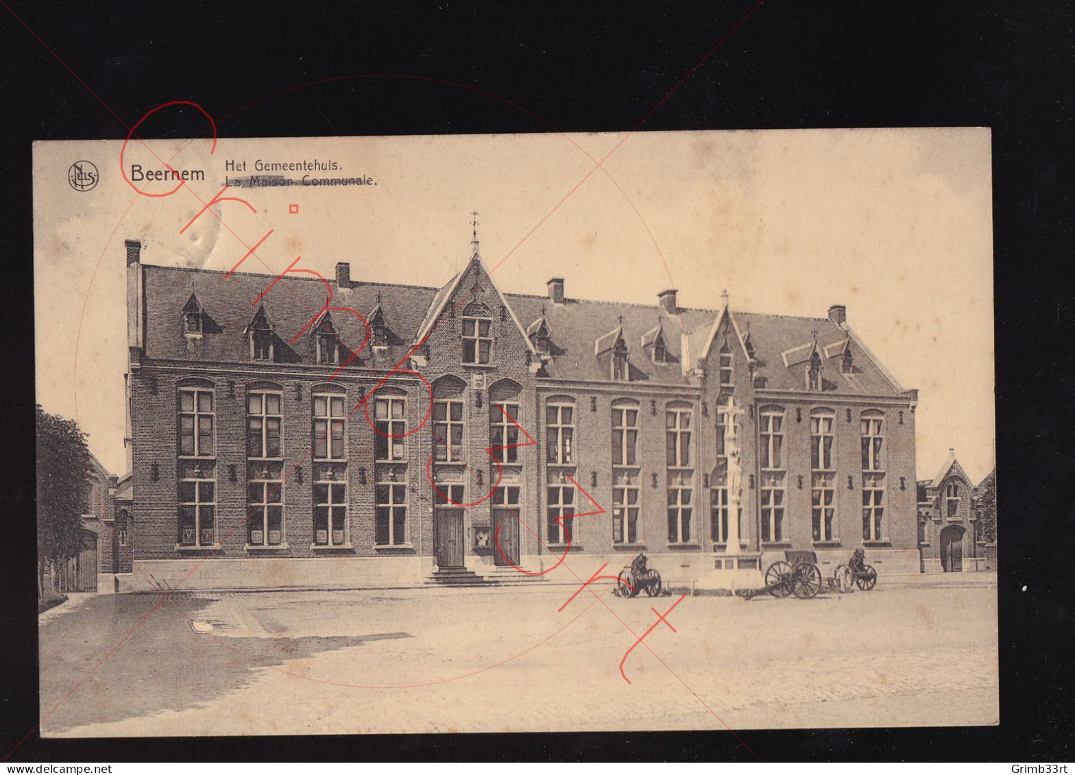 Beernem - Het Gemeentehuis - postkaart