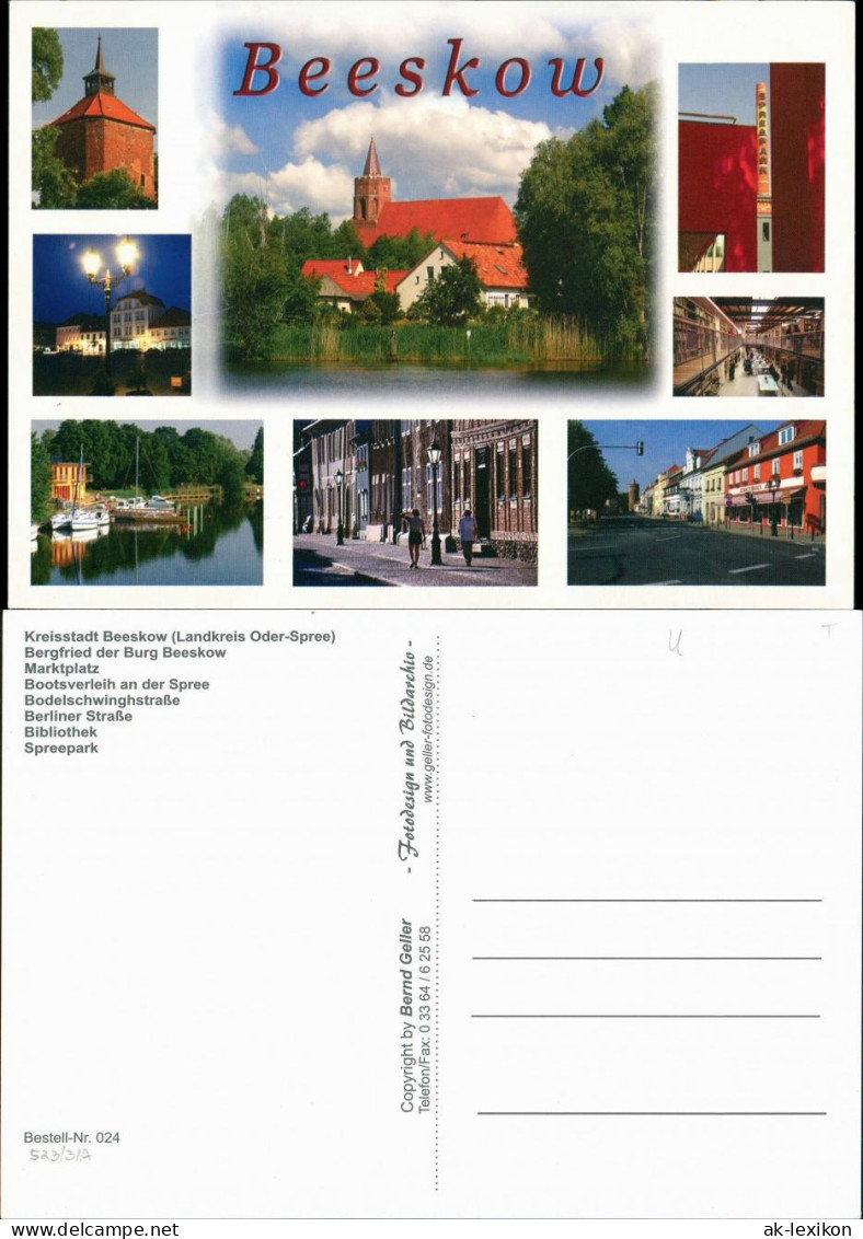 Beeskow   Bootsverleih, Bibliothek, Spreepark, Marktplatz uvm. 2000