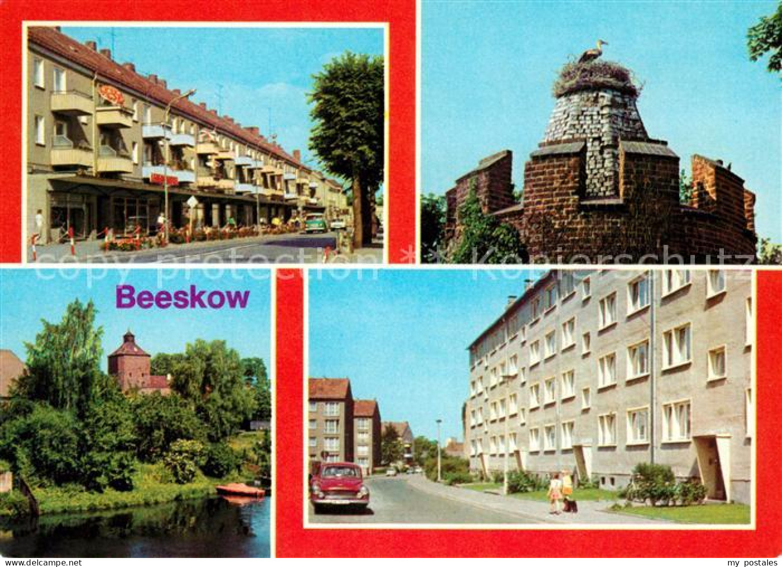 Beeskow Breite Strasse Pulverturm Burg Graben