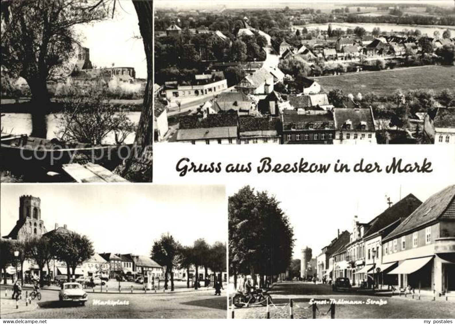Beeskow Ernst Thaelmann Strasse Marktplatz