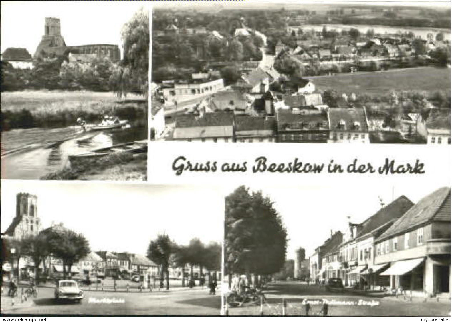 Beeskow Marktplatz  x 1977