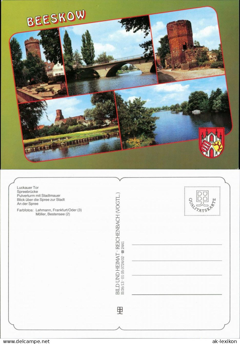 Beeskow Stadtteilansichten Luckauer Tor, Spree-Brücke, Pulverturm uvm. 2000