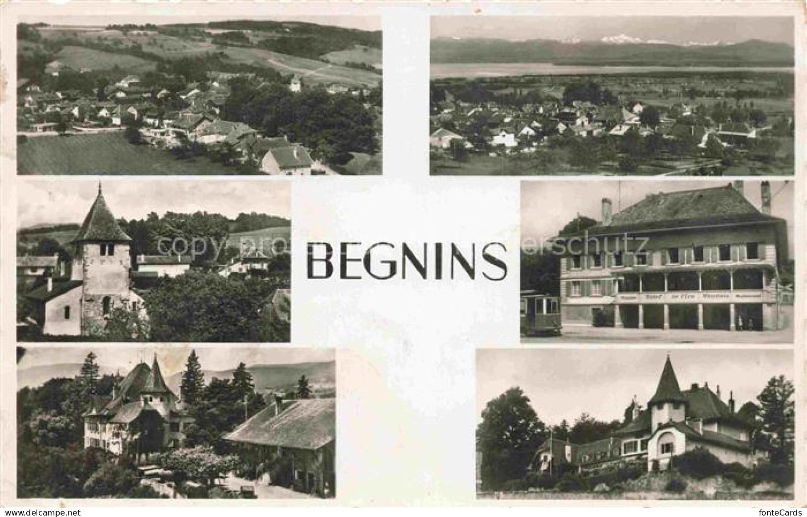 Begnins Nyon VD Panorama Teilansichten
