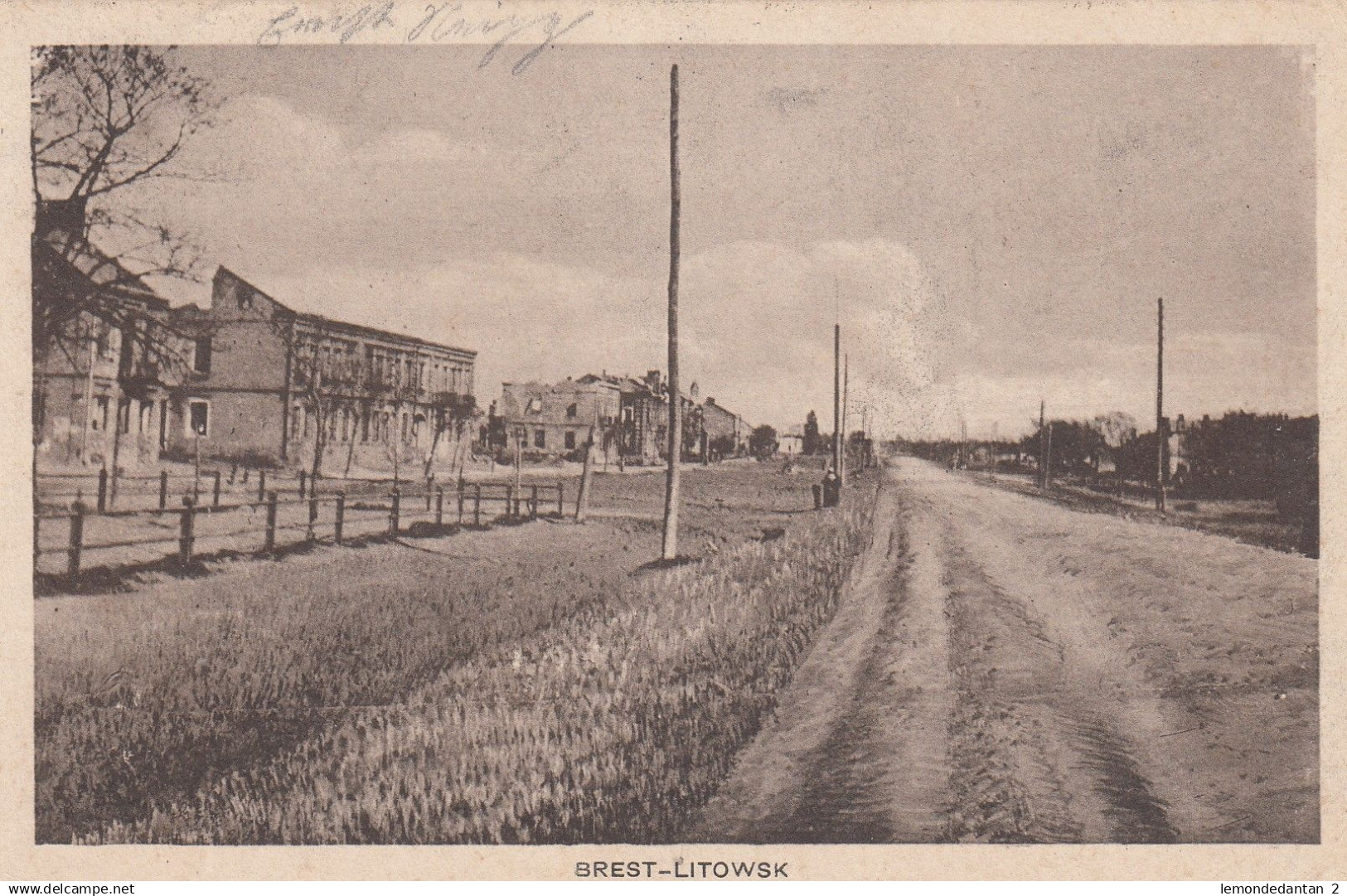 Belarus - Brest Litowsk - feldpostkarte 1916