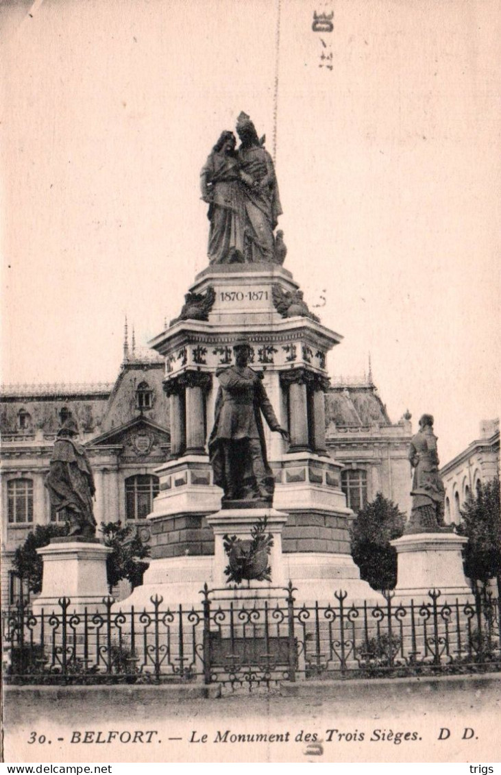 Belfort - le Monument des Trois Sièges