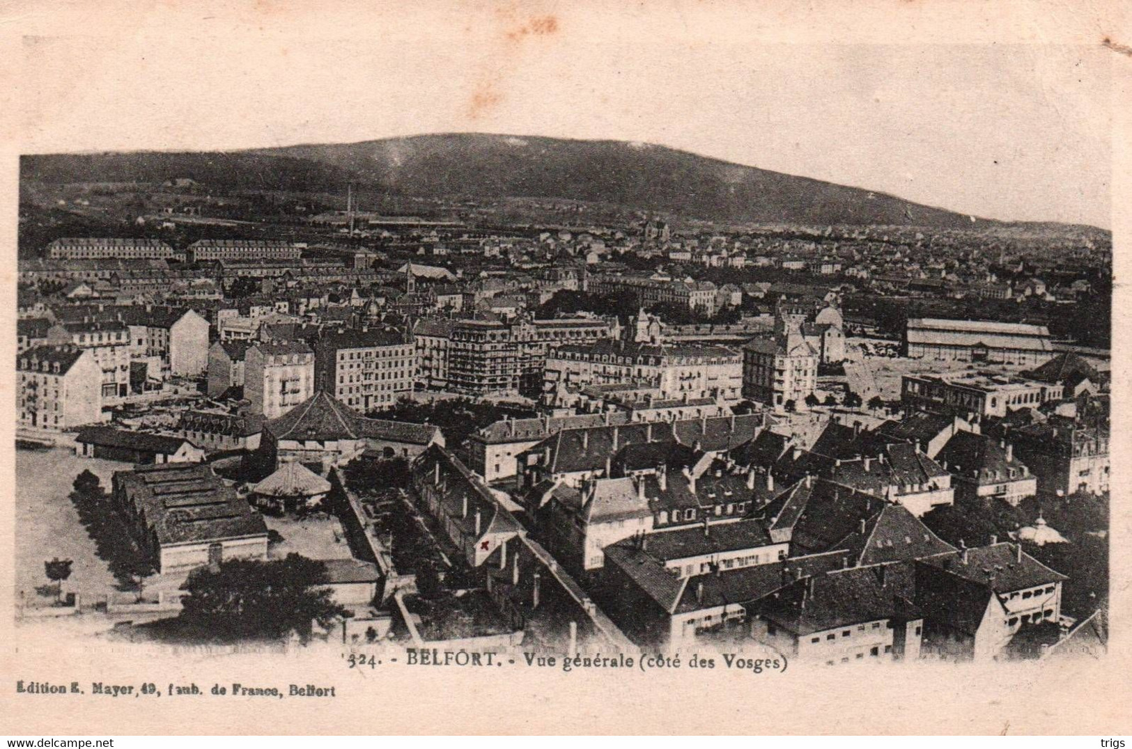 Belfort - Vue générale (Côté des Vosges)