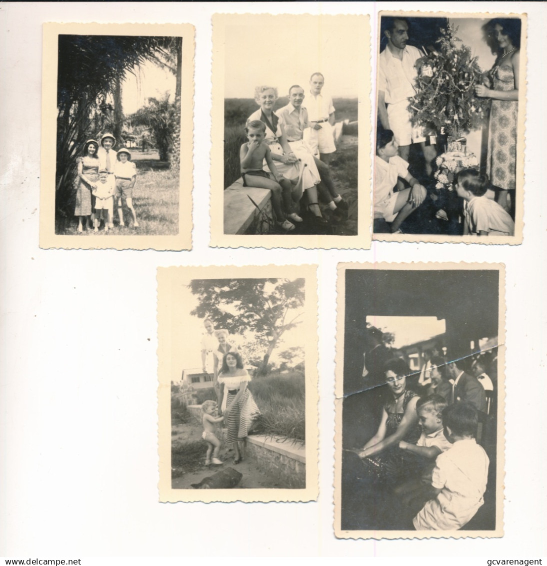 BELG.CONGO  5 FOTO'S LEOPOLDVILLE  JAREN 50