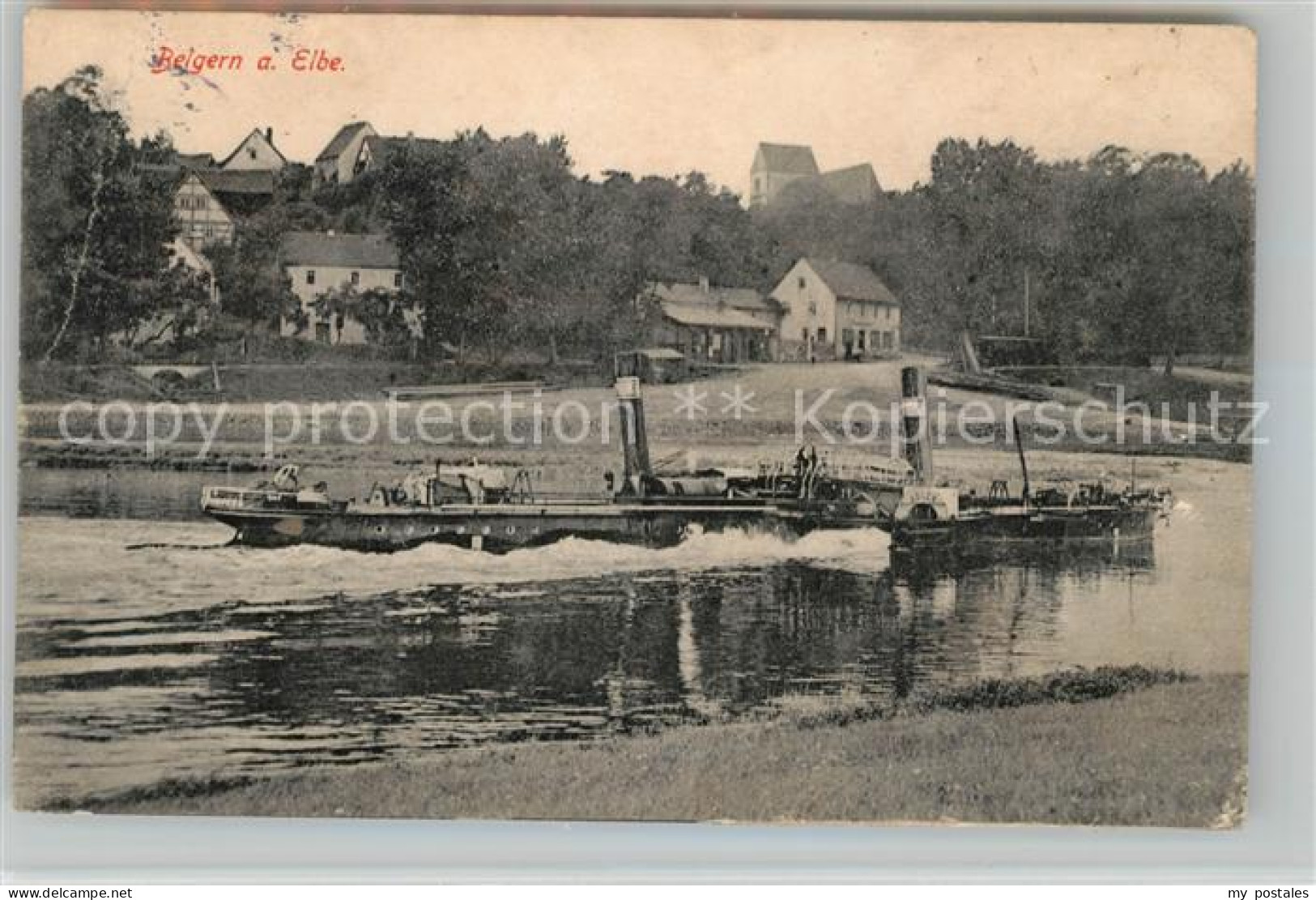 Belgern Elbe Raddampfer