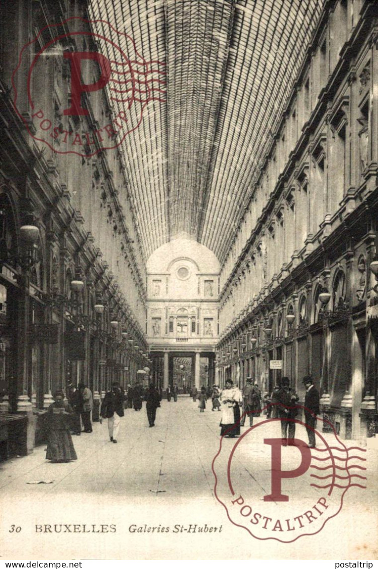 BELGICA. BELGIEN / BELGIUM. BRUSELAS BRUXELLES. GALERIES ST. HUBERT