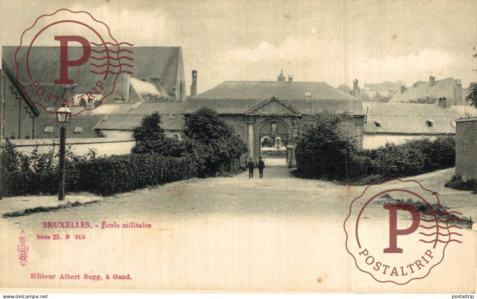 BELGICA. Belgien / Belgium. BRUXELLES. ECOLE MILITAIRE. MILITAR ESCUELA.