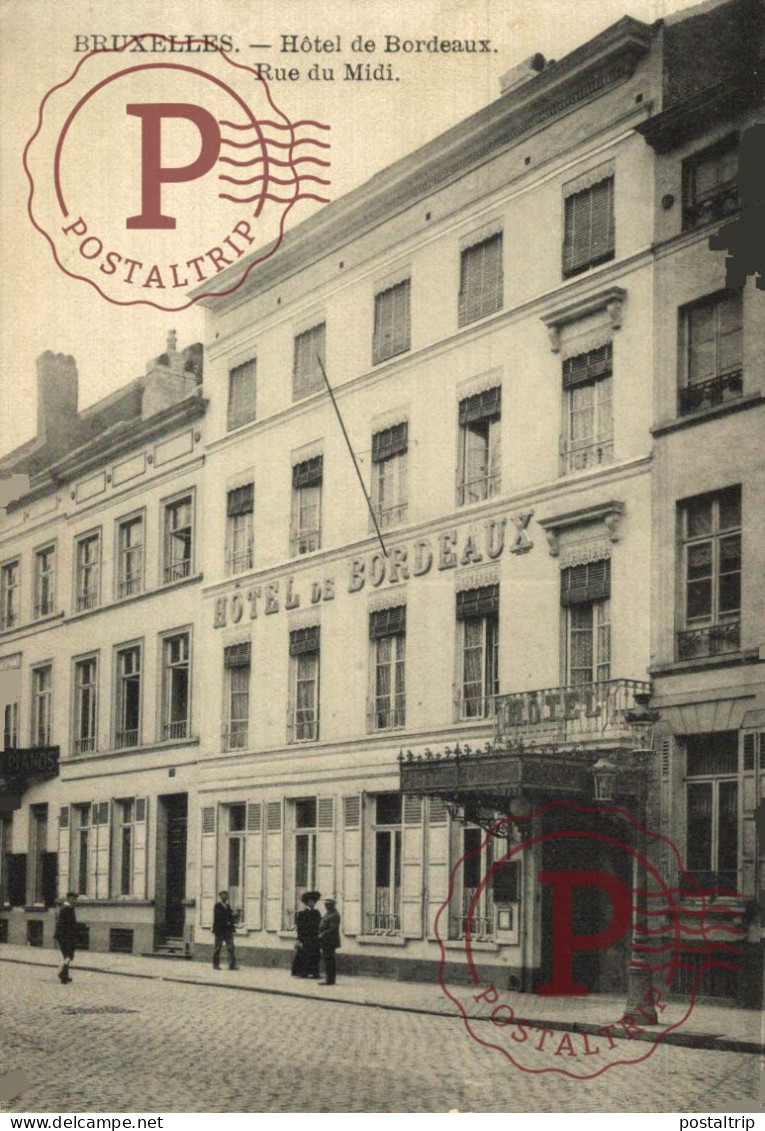 BELGICA. Belgien / Belgium. Bruxelles. HOTEL DE BORDEAUX.