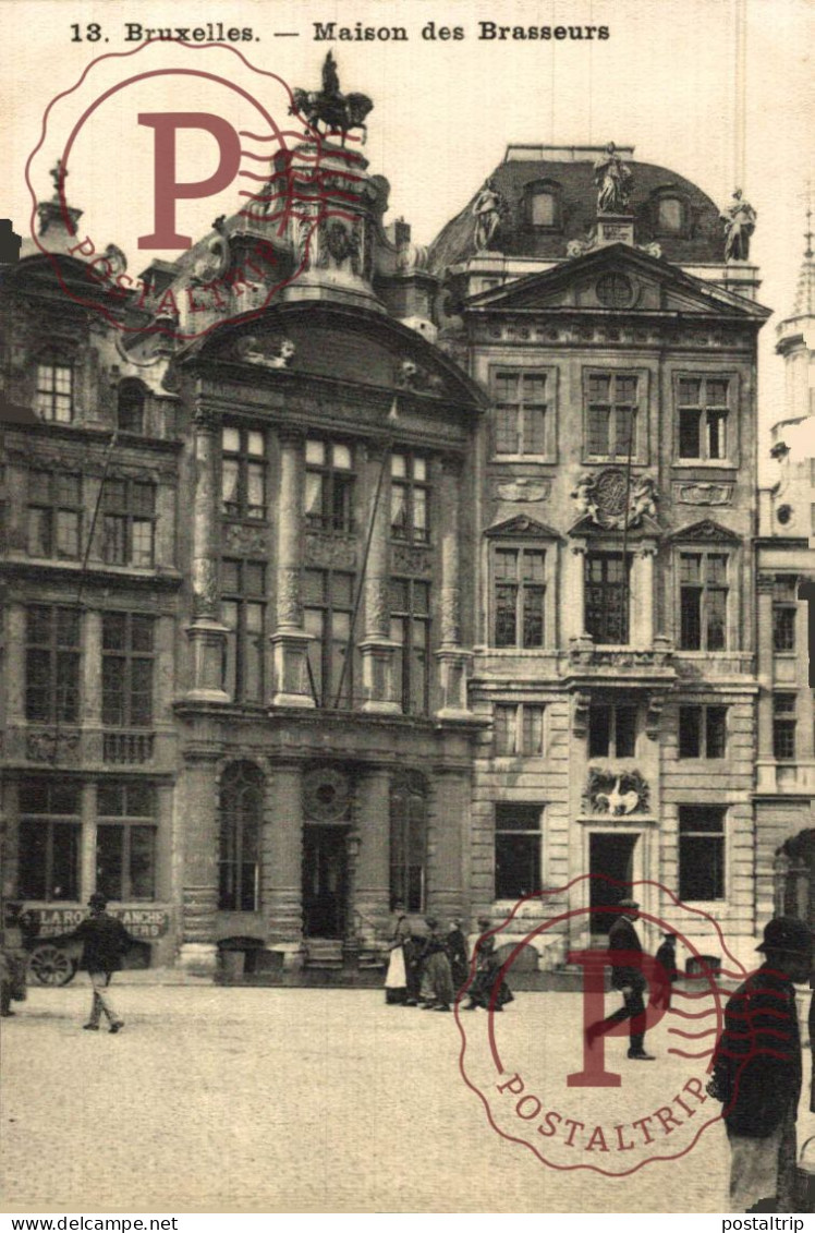 BELGICA. Belgien / Belgium. BRUXELLES. MAISONS DES BRASEURS.