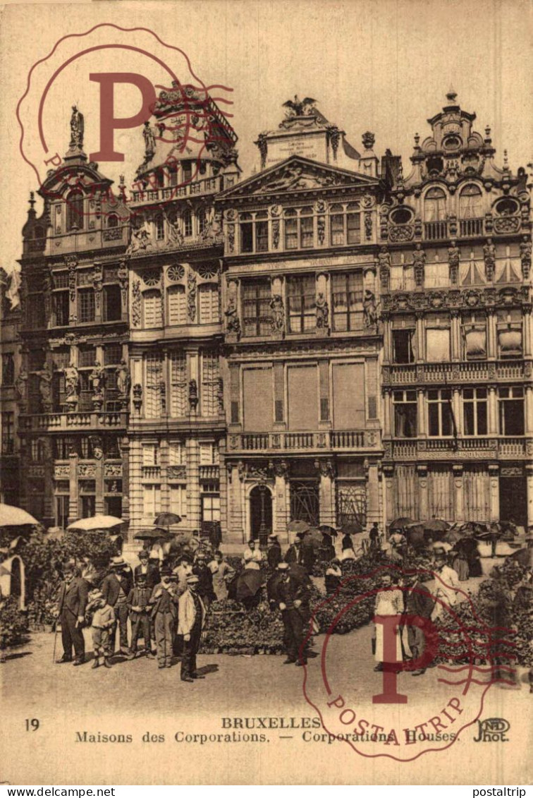 BELGICA. Belgien / Belgium. BRUXELLES. MAISONS DES CORPORATIONS.