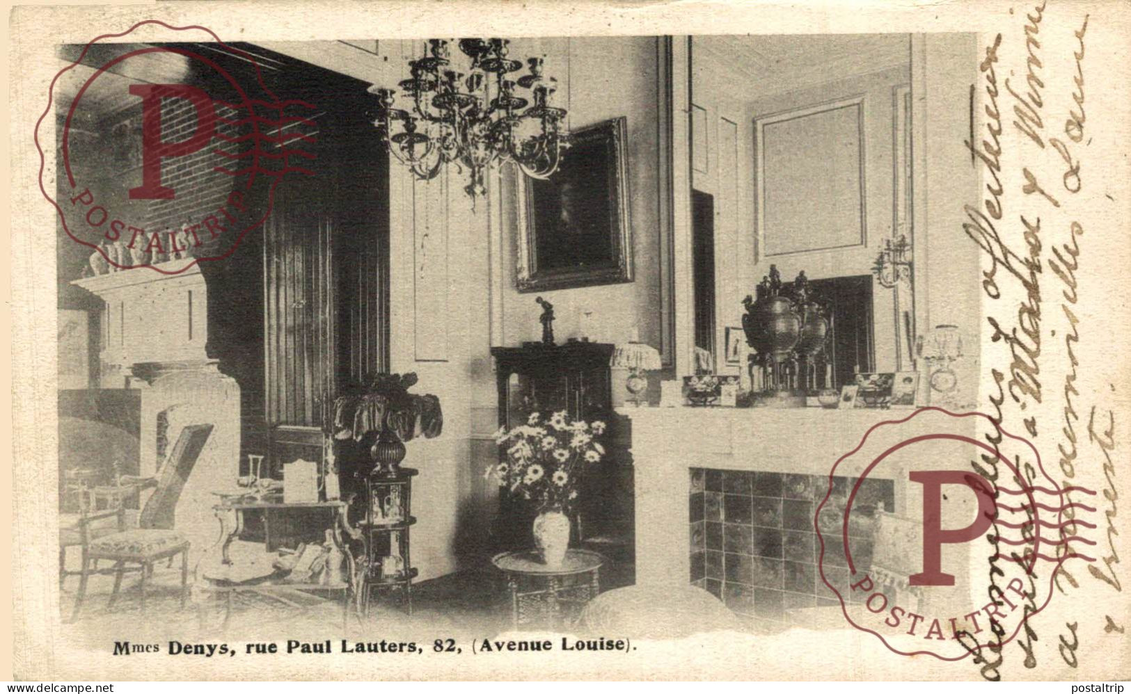 BELGICA. Belgien / Belgium. Bruxelles Mmes Denys, Rue Paul Lauters 82, Avenue Louis