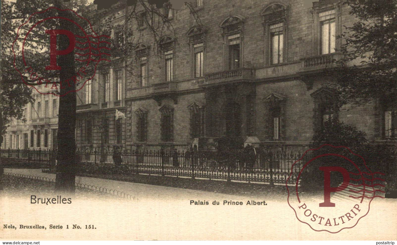 BELGICA. Belgien / Belgium. BRUXELLES. PALAIS DU PRINCE ALBERT.