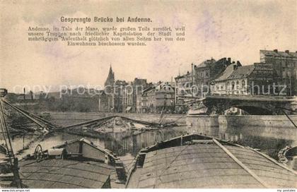 Andenne Gesprengte Bruecke