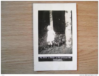 A-1-4-35 Carte photo  Souvenir de Anhée en 1922