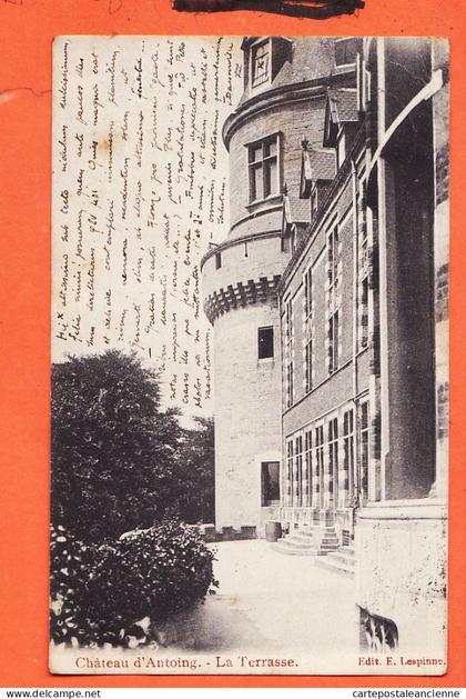 30776 ◉ ANTOING Hainaut ◉ Chateau Terrasse ◉ 1905 à Pierre de DARAN & CHARBONNET Photographes Kasteel Gemert ◉ LESPINNE
