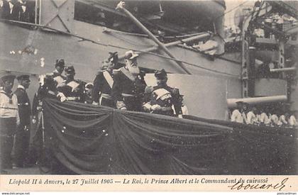 ANTWERPEN - Koning Leopold II en Prins Albert - Le roi Léopold II et le prince Albert