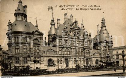 Postcard / CPA / Antwerpen / Nationale Bank / Albert / Edit. O.  et J. Meys, Anvers / unused / 2 scans