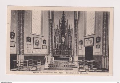 Tieghem  Tiegem  Anzegem   Binnenzicht der Kapel  Intérieur de la Chapelle