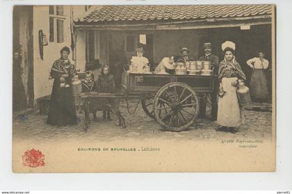 BELGIQUE - BRUXELLES (environs) - Laitières (attelage chien )