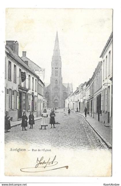 Avelgem - Rue de l'Eglise.