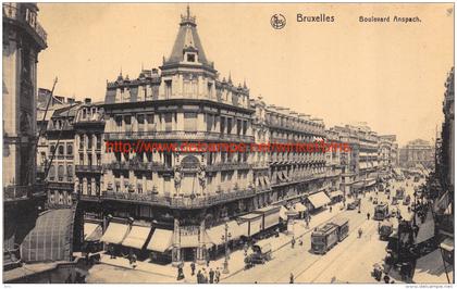 Boulevard Anspach - tram - Brussel Bruxelles