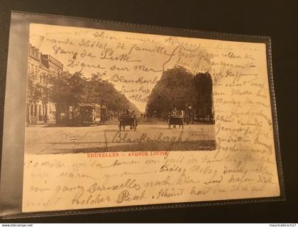 Bruxelles avenue louise 1900