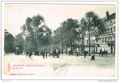 "Bruxelles - Boulevard de Waterloo"