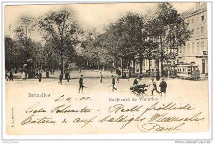 "Bruxelles - Boulevard de Waterloo"