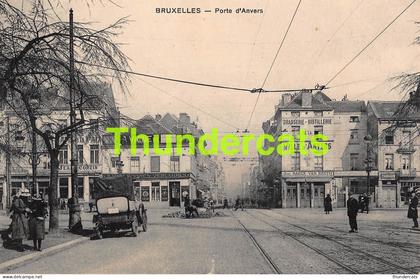 CPA BRUSSEL BRUXELLES PORTE D'ANVERS