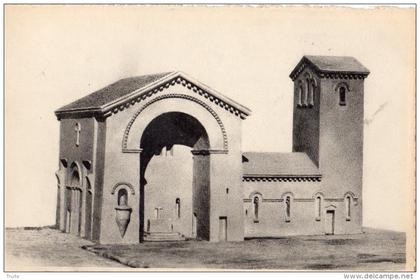 BEAURAING MAQUETTE DE LA CHAPELLE EN CONSTRUCTION