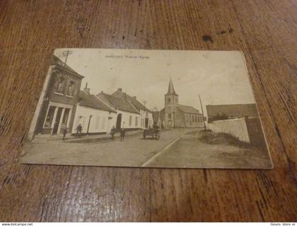 BC15-74 Cpa Bernissart Harchies rue de l'église