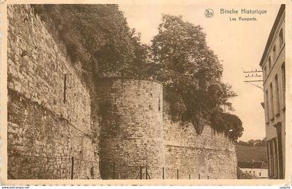 CPA Binche Historique Les Remparts