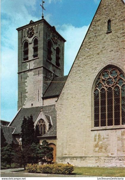 [-15%] BELGIQUE - Borsbeek - vue panoramique de St Jacobuskerk- Carte Postale