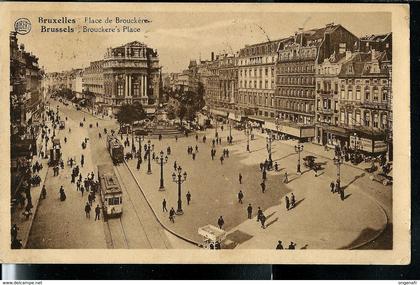 Carte écrite: Place de Brouckère