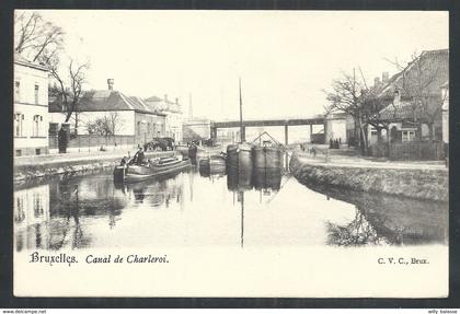 +++ CPA - BRUSSEL - BRUXELLES - Canal de Charleroi   //