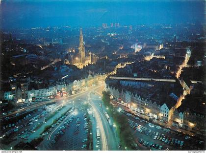 A5190 Belgium Bruxelles night view panoramic aspect