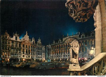 Belgium Bruxelles Grand Place vue de nuit
