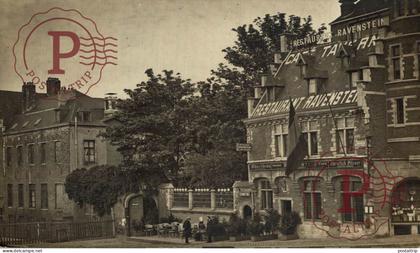 RARE Carte Photo. Bruxelles.Restaurant Ravenstein  belgique BELGIE