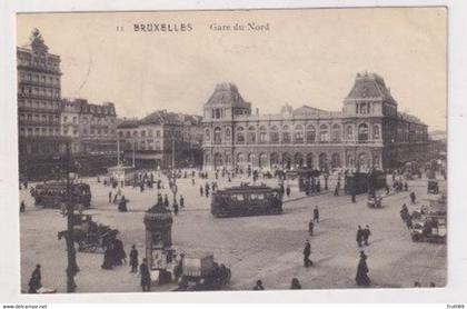 AK 030890 BELGIUM - Bruxelles - Gare du Nord