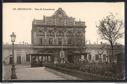AK Bruxelles, Gare du Luxembourg, Bahnhof