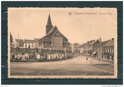 CHAPELLE-LEZ-HERLAIMONT: Place De L'Eglise, niet gelopen postkaart (GA15986)